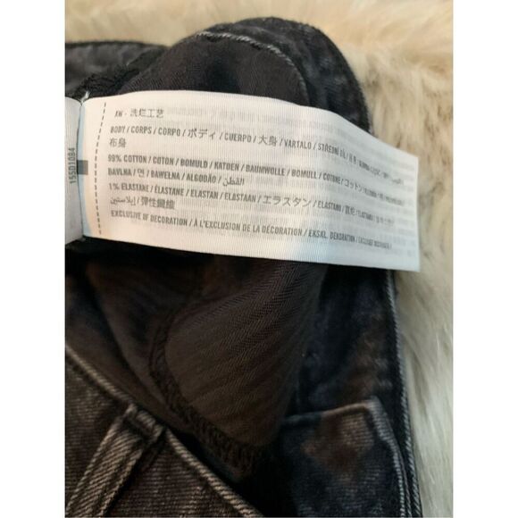 Abercrombie & Fitch Curve Love The Skinny High Rise Jeans Black 28/6 Extra Long - Picture 6 of 8